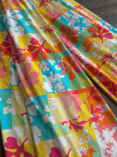 Load image into Gallery viewer, Swim spandex: REMNANT(S) Multicolor patchwork floral design ⭐️
