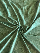 Load image into Gallery viewer, Double brushed poly: Green groovy Hawaiian floral ⭐️
