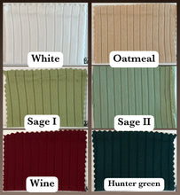 Load image into Gallery viewer, Brushed ribbed knit: 8x3 Yummy brushed rib: Solid colors ⭐️
