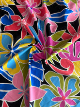 Load image into Gallery viewer, Swim spandex: 4 YD CUT REMNANT Multi color large floral ⭐️
