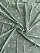 Load image into Gallery viewer, Power mesh: Sage white daisies ⭐️
