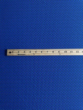 Load image into Gallery viewer, Swim spandex: 3.5 YD CUT REMNANT True blue square print ⭐️
