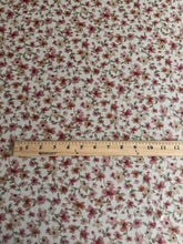 Load image into Gallery viewer, Oakley sweater knit: 3.5 YD CUT REMNANT Tan taupe mulberry floral ⭐️
