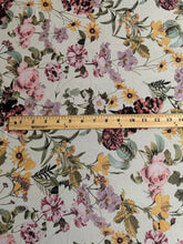 Load image into Gallery viewer, Power mesh: White lavender pink yellow floral ⭐️
