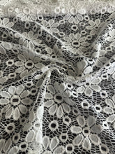 Load image into Gallery viewer, Stretchy lace: Ivory floral ⭐️
