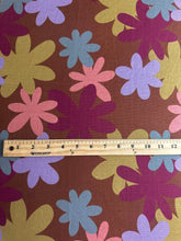 Load image into Gallery viewer, Oakley sweater knit: Copper brown groovy floral ⭐️
