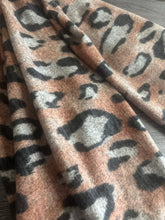Load image into Gallery viewer, Brushed sweater knit: Gray rustic leopard print ⭐️
