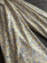Load image into Gallery viewer, Double brushed poly: Off white yellow lavender green small floral ⭐️
