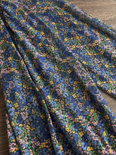 Load image into Gallery viewer, Power mesh: Blue light mauve mustard floral ⭐️
