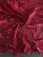 Load image into Gallery viewer, Stretch lace (scalloped edge): Red ⭐️
