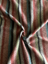 Load image into Gallery viewer, Brushed sweater knit: REMNANT(S) Multicolor lines ⭐️
