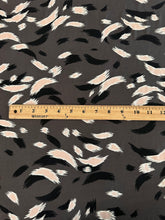 Load image into Gallery viewer, ITY w/ puff: 1.25 YD CUT REMNANT Smoky gray brown puff brush strokes ⭐️
