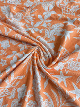 Load image into Gallery viewer, Swim spandex (textured): 3 YD CUT REMNANT Peachy white Mediterranean breeze ⭐️
