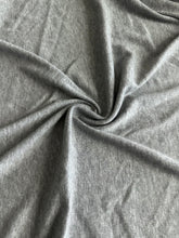 Load image into Gallery viewer, Ribbed knit: 4 YD CUT REMNANT Heather gray ⭐️
