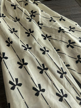Load image into Gallery viewer, Linen: REMNANT(S) Beige black bows ⭐️

