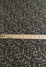 Load image into Gallery viewer, Sweater knit: 3.5 YD CUT REMNANT Dark Olive tan orange floral ⭐️
