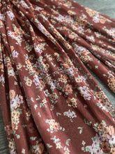 Load image into Gallery viewer, Power mesh: Light maroon lilac floral ⭐️
