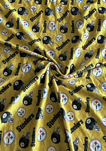 Load image into Gallery viewer, Double brushed poly: 1 YD CUT REMNANT Steelers ⭐️
