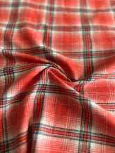 Load image into Gallery viewer, Flannel: Red orange plaid ⭐️
