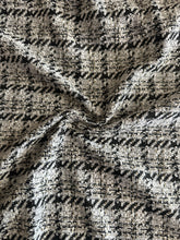 Load image into Gallery viewer, Popcorn double knit: Black ivory gold ⭐️
