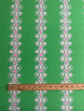 Load image into Gallery viewer, Swim spandex: REMNANT(S) Lime green fancy pattern ⭐️
