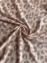 Load image into Gallery viewer, Brushed hacci sweater: REMNANT(S) Light pink tan cheetah ⭐️
