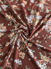 Load image into Gallery viewer, Power mesh: Light maroon lilac floral ⭐️
