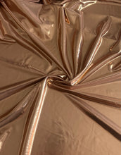 Load image into Gallery viewer, Poly spandex: 2.5 YD CUT REMNANT Shiny penny ⭐️
