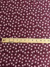 Load image into Gallery viewer, Double brushed poly: REMNANT(S) Pretty berry pink floral ⭐️
