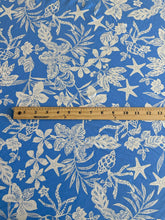 Load image into Gallery viewer, Swim spandex: REMNANT(S) Santorini blue tropical shell floral ⭐️
