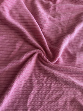 Load image into Gallery viewer, Cable knit: 1.5 YD CUT REMNANT Pink ⭐️
