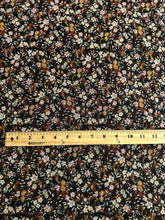 Load image into Gallery viewer, Power mesh: Black brown ivory floral ⭐️
