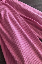 Load image into Gallery viewer, Cable knit: 1.5 YD CUT REMNANT Pink ⭐️
