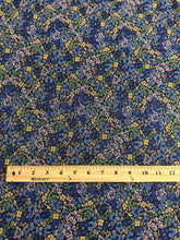 Load image into Gallery viewer, Power mesh: Blue light mauve mustard floral ⭐️
