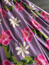 Load image into Gallery viewer, Double brushed poly: Lavender pink green tan beige floral ⭐️
