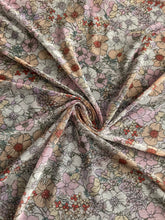 Load image into Gallery viewer, Power mesh: Off white pink peach floral ⭐️
