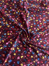 Load image into Gallery viewer, Double brushed poly: REMNANT(S) Colorful burgundy ⭐️
