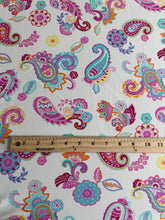 Load image into Gallery viewer, Swim spandex: 3 YD CUT REMNANT Off white paisley ⭐️
