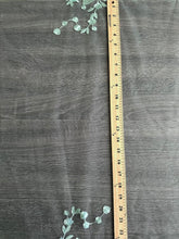 Load image into Gallery viewer, Tulle/ Mesh (embroidered 3D floral): 3.5 YD CUT REMNANT Sage floral ⭐️
