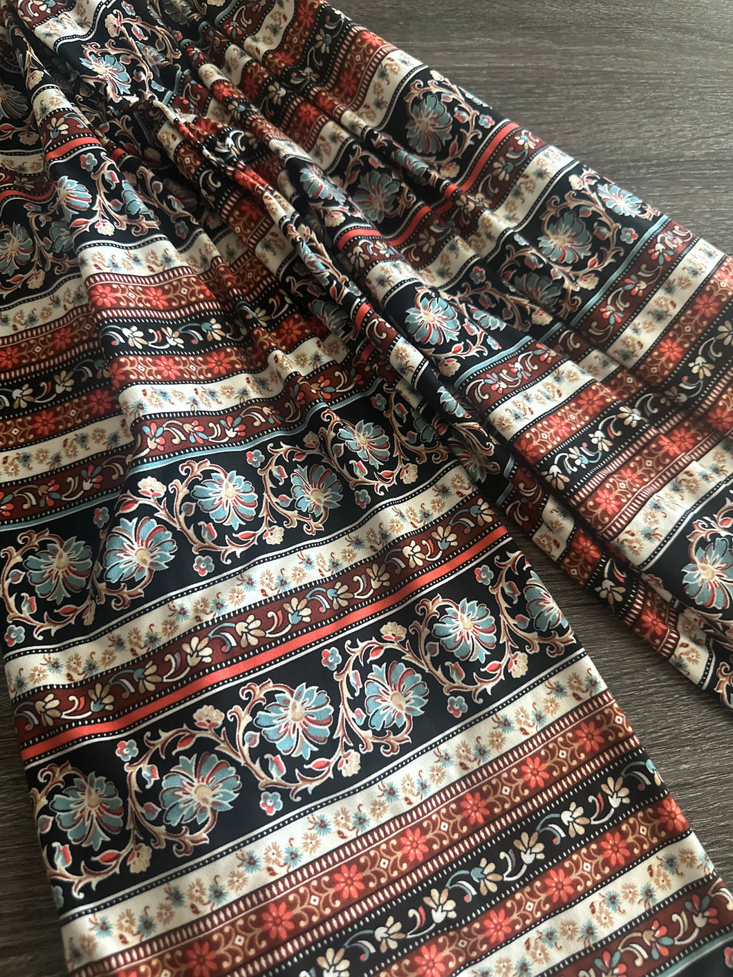 Double brushed poly: Boho print ⭐️