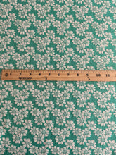 Load image into Gallery viewer, Stretchy knit: 3 YD CUT REMNANT Mint floral ⭐️
