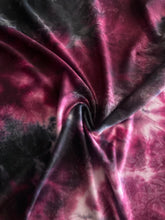 Load image into Gallery viewer, Double brushed poly: Burgundy tie-dye ⭐️

