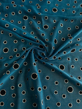 Load image into Gallery viewer, Mesh (Glitter velvety circles): Teal ⭐️
