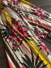 Load image into Gallery viewer, Jersey rayon spandex: REMNANT(S) Striped floral ⭐️
