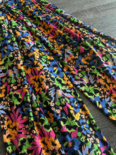 Load image into Gallery viewer, DTY: 1.75 YD CUT REMNANT Black vibrant floral ⭐️
