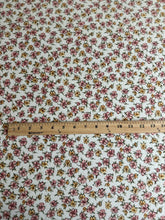 Load image into Gallery viewer, Double brushed poly: White yellow peach floral ⭐️
