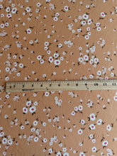 Load image into Gallery viewer, Double brushed poly: Honey white pink floral•
