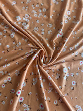 Load image into Gallery viewer, Double brushed poly: Honey white pink floral•
