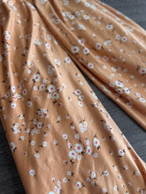 Load image into Gallery viewer, Double brushed poly: Honey white pink floral•
