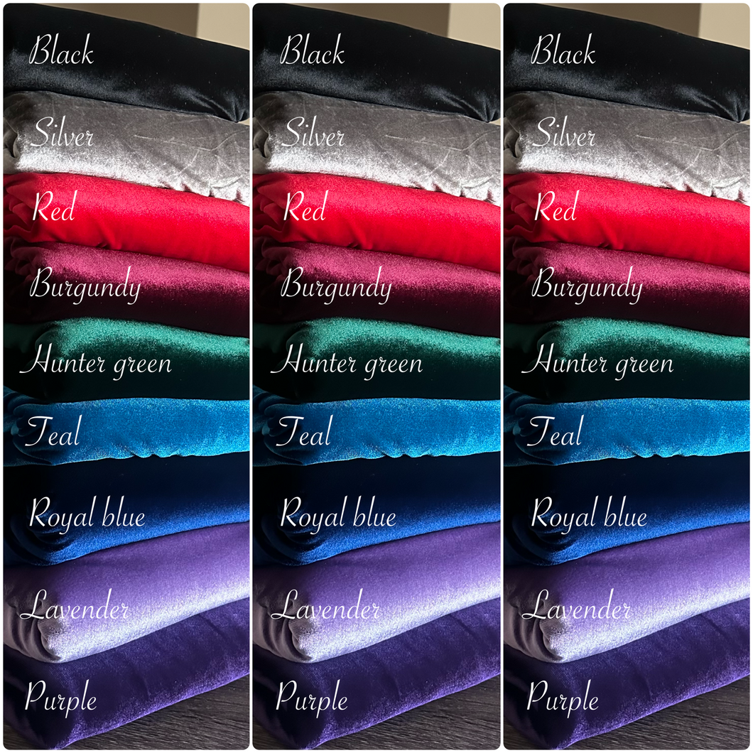 Stretch velvet: Solid colors ⭐️